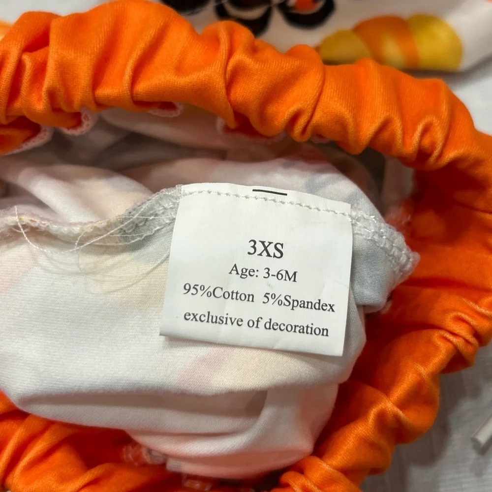 3-6 months baby unisex Turkey Pumpkin Sunflower jogger set